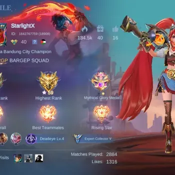 Mobile Legends: Bang Bang Accounts Others Global|Hero 95|Skin 132|Expert|Naruto Vale|SBobs Cyclops|Rising Lolita|Lightborn