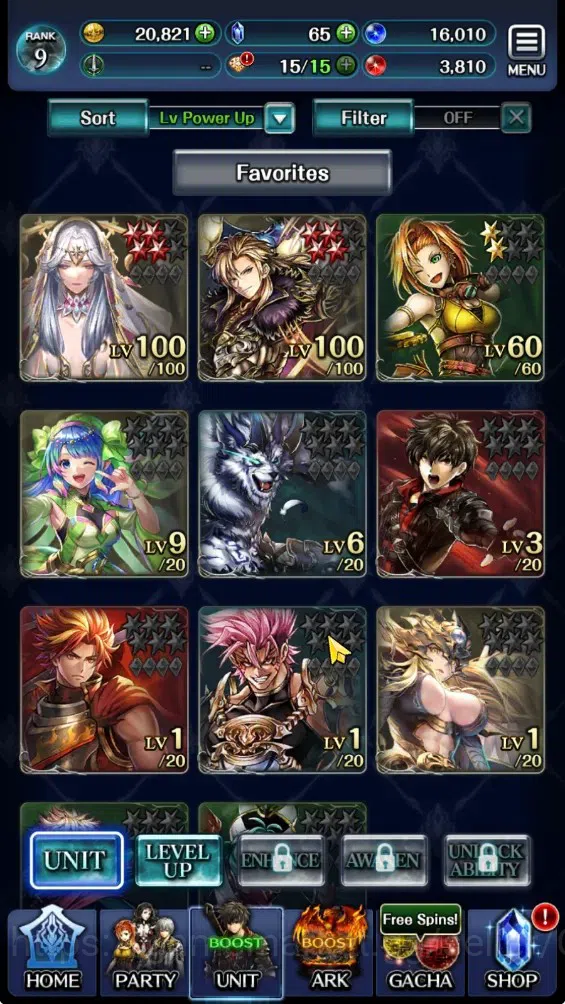 Last Cloudia Accounts GLOBAL|Rank 9|Collab Brave Frontier(Fire God Varga image 1