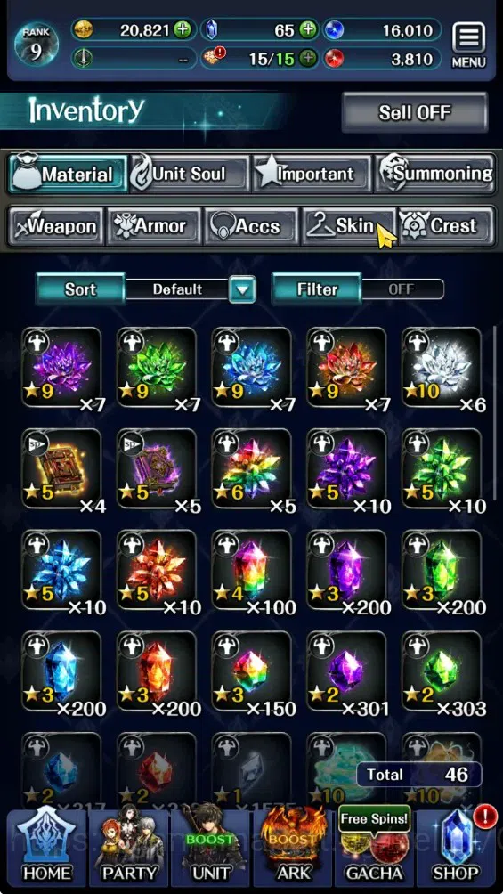 Last Cloudia Accounts GLOBAL|Rank 9|Collab Brave Frontier(Fire God Varga image 13