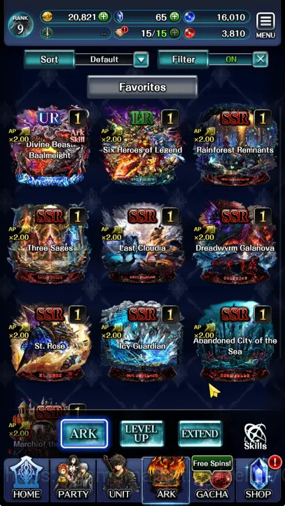 Last Cloudia Accounts GLOBAL|Rank 9|Collab Brave Frontier(Fire God Varga image 7
