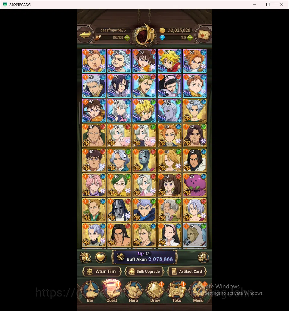 The Seven Deadly Sins: Grand Cross Accounts ASIA | 2M CC | 5 UR DKM Sabunakm 2/6  Arthur King& image 4