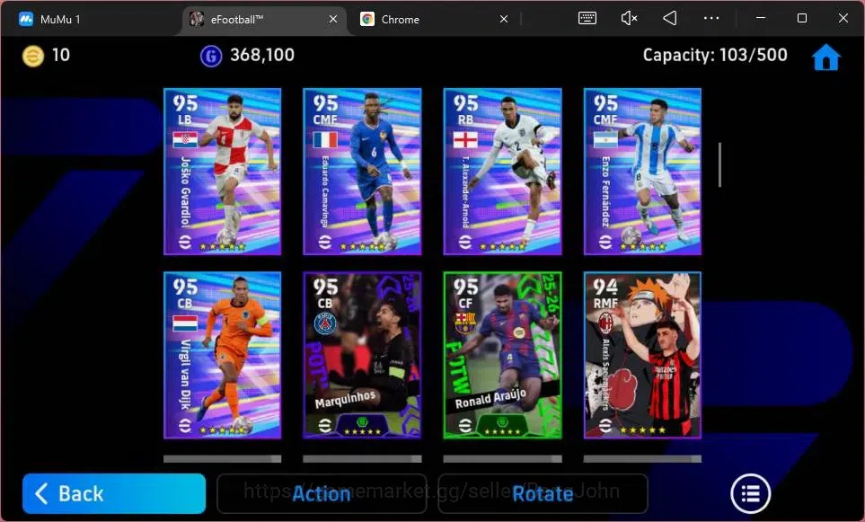 eFootball Accounts ANDROID|PW 3089|Epc Luis Figo|Epc Dragan Stojkovic image 7
