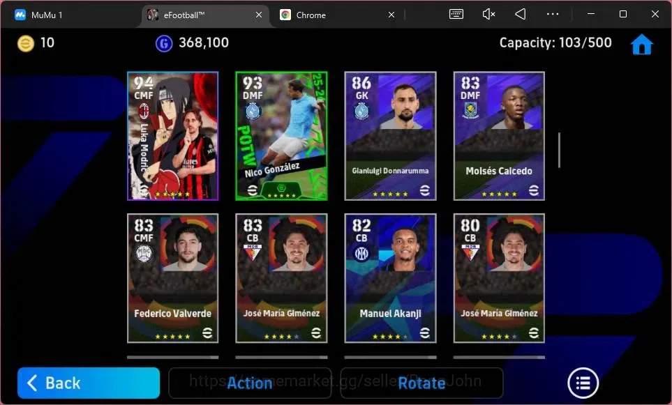 eFootball Accounts ANDROID|PW 3089|Epc Luis Figo|Epc Dragan Stojkovic image 8