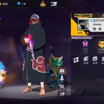 Free Fire Accounts Indonesia|M1887-Emerald Power|AK47-BlueFlameDracoLv.5|Electrify BunnyBackpackLv.3|Itachi Bundle|Check SS