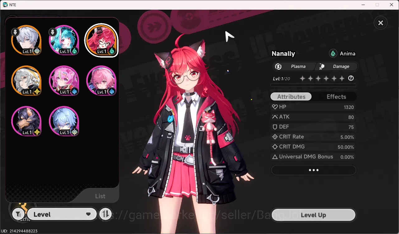 Neverness to Everness Accounts America | Starter Lvl 3 | 2 S Nanally, Hathor + Gl image 12