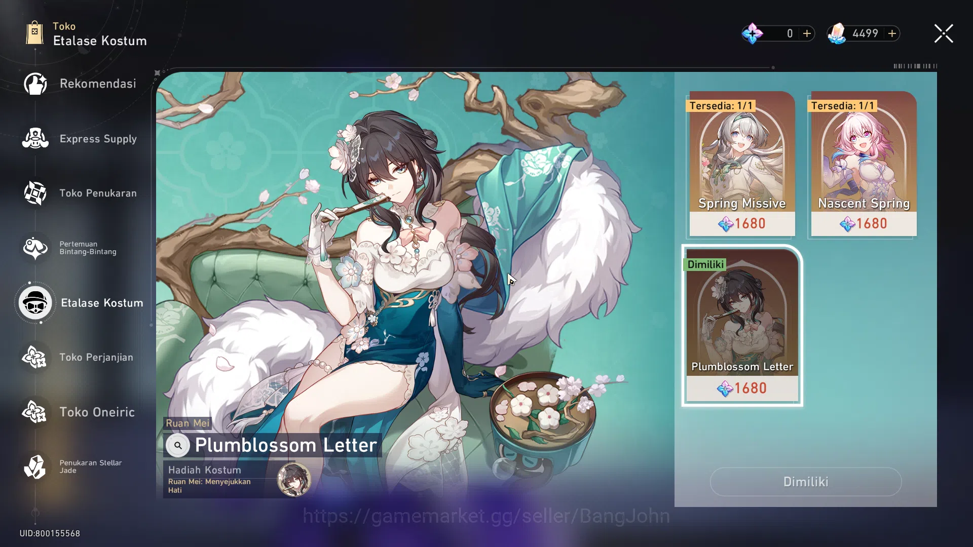 Honkai Star Rail Accounts ASIA | TL67 | 15 Lim | Prem DOT: Hysilens, Kafka, image 14