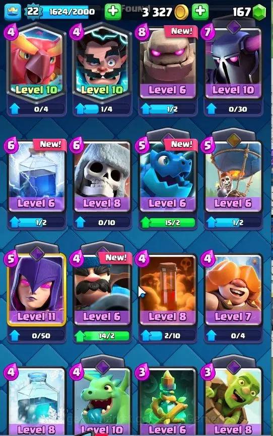 Clash Royale Accounts Lv 22|Trophy 4153|Limited Skin|KTL 9|TotalCard 69| image 15