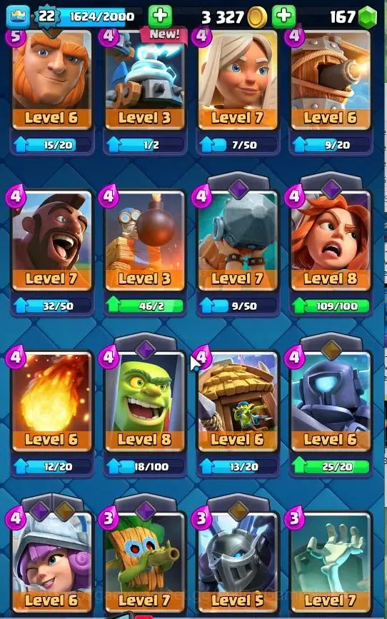 Clash Royale Accounts Lv 22|Trophy 4153|Limited Skin|KTL 9|TotalCard 69| image 17