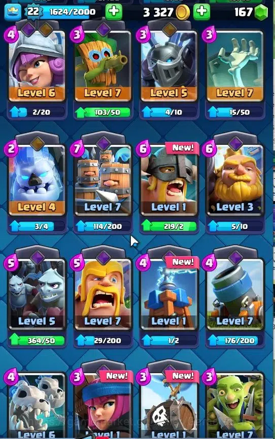 Clash Royale Accounts Lv 22|Trophy 4153|Limited Skin|KTL 9|TotalCard 69| image 18