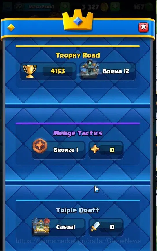 Clash Royale Accounts Lv 22|Trophy 4153|Limited Skin|KTL 9|TotalCard 69| image 3