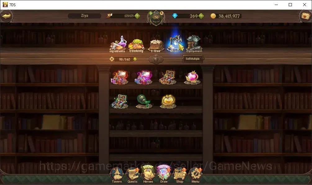 The Seven Deadly Sins: Grand Cross Accounts GLOBAL|1,1M CC|269 DM|20 LS|3 LR+5 UR|Nemesis Meli image 15