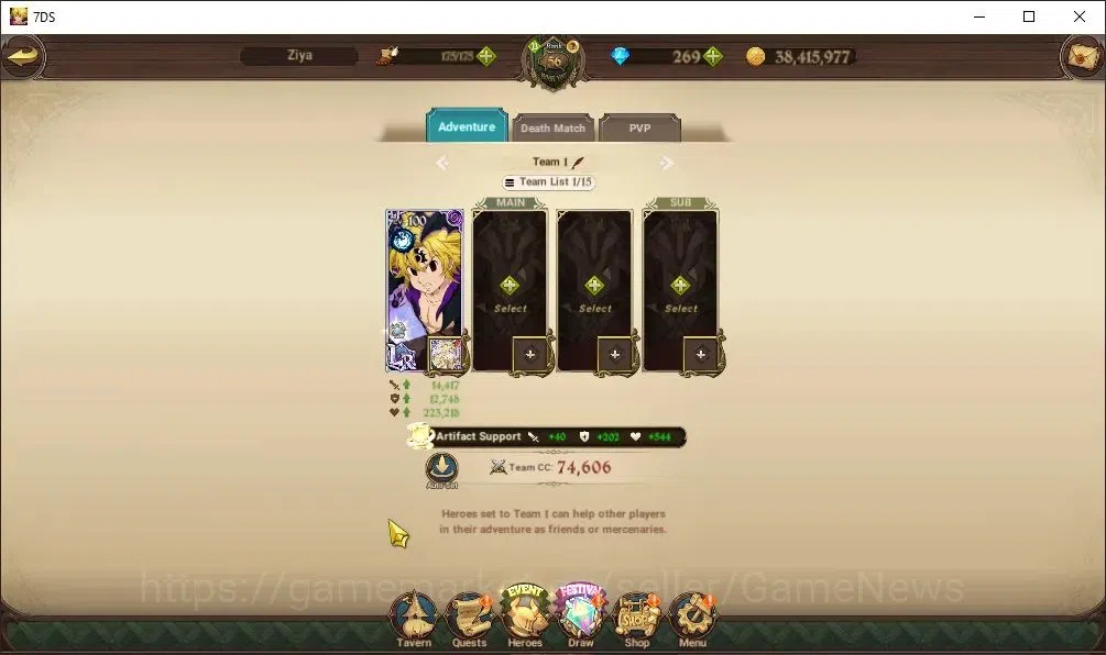 The Seven Deadly Sins: Grand Cross Accounts GLOBAL|1,1M CC|269 DM|20 LS|3 LR+5 UR|Nemesis Meli image 8
