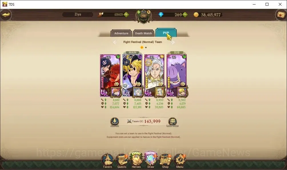 The Seven Deadly Sins: Grand Cross Accounts GLOBAL|1,1M CC|269 DM|20 LS|3 LR+5 UR|Nemesis Meli image 9