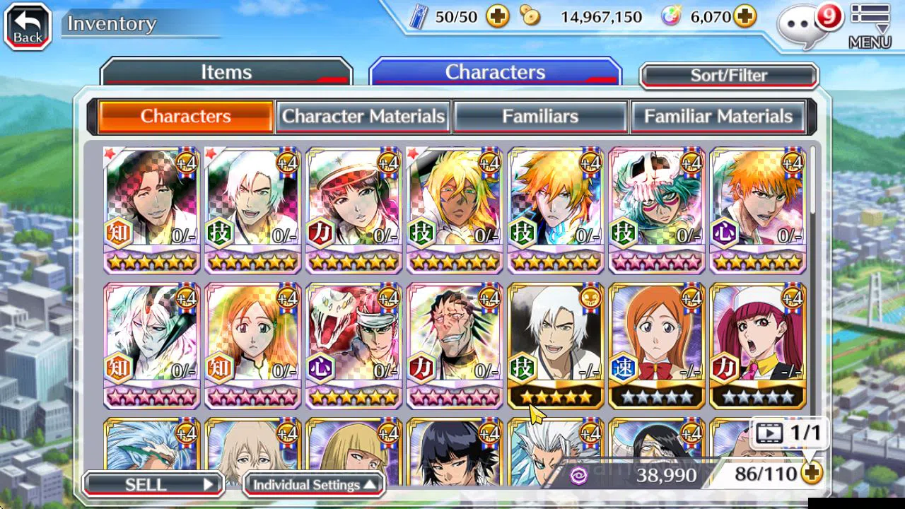 Bleach: Brave Souls Accounts [GLOBAL]6K Orb+Fresh All Story|Shunsui,Jushiro Sou image 10