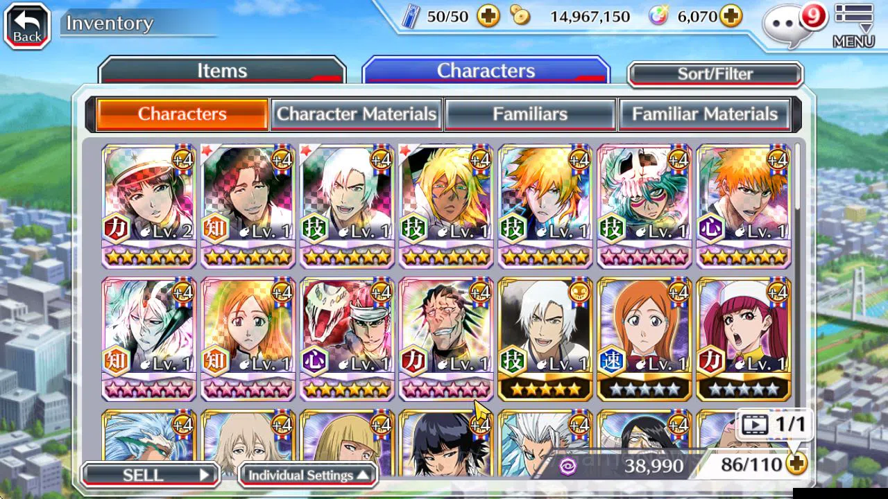 Bleach: Brave Souls Accounts [GLOBAL]6K Orb+Fresh All Story|Shunsui,Jushiro Sou image 11