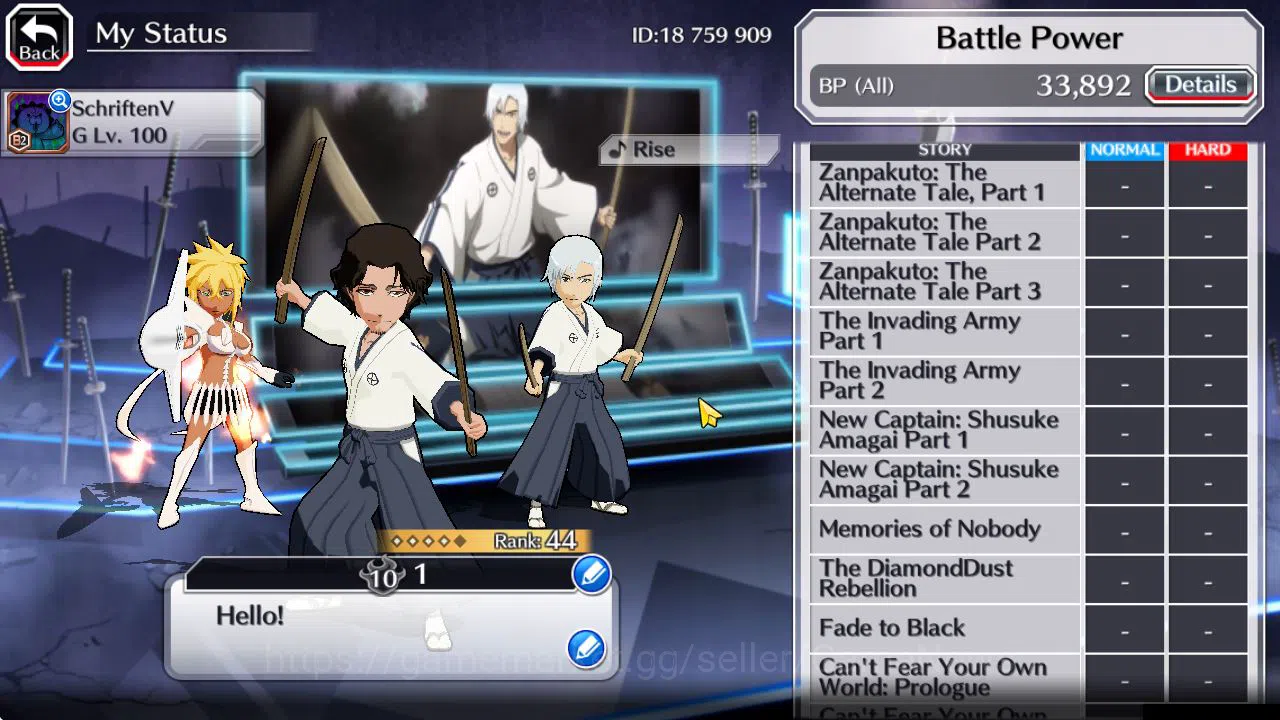 Bleach: Brave Souls Accounts [GLOBAL]6K Orb+Fresh All Story|Shunsui,Jushiro Sou image 6