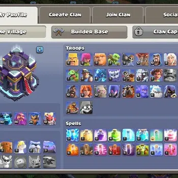 Clash of Clans Accounts High-End TH15-BH9|Lv.163|BK68,AQ68,M40,GW46,RC26,DD10|BM16-BC15|HH9|4 Legendary,3 Gold