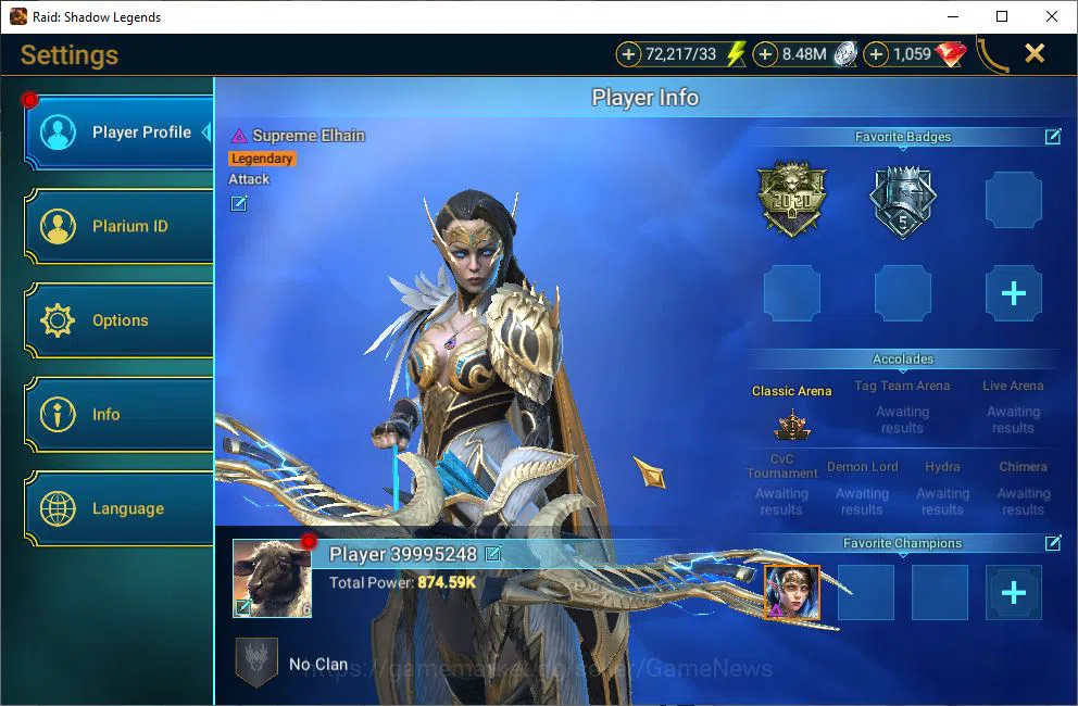 Raid: Shadow Legends Accounts Lv6 874K Power|1 Mythical (Galathir)|27 Legendary  image 2