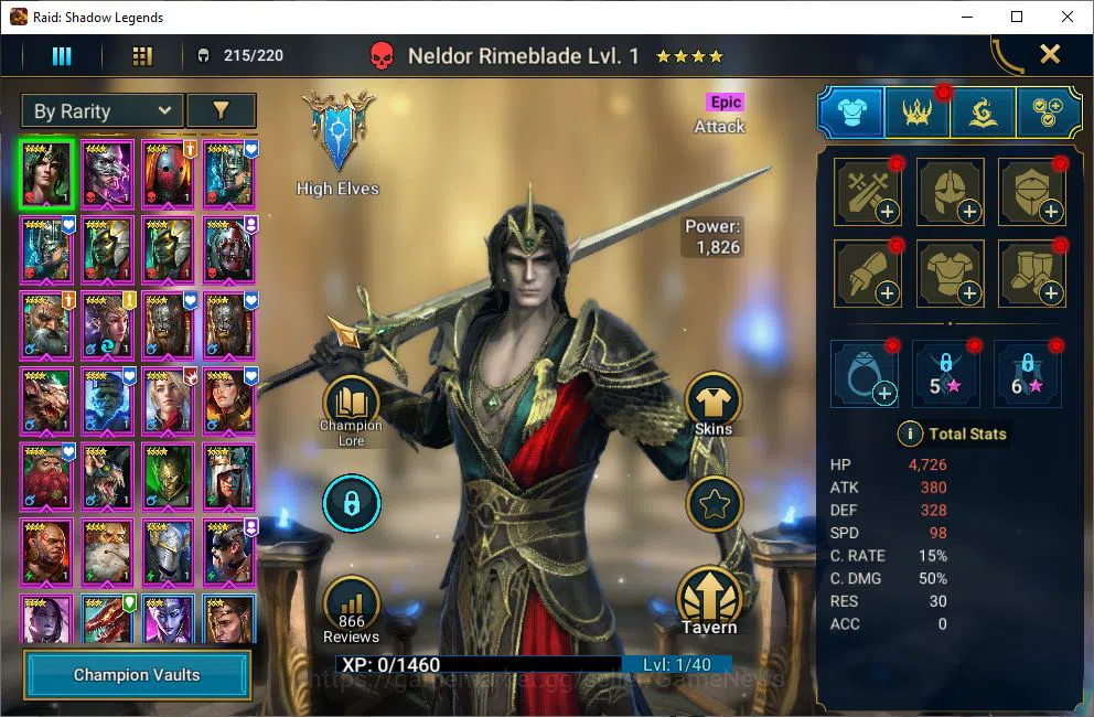 Raid: Shadow Legends Accounts Lv6 874K Power|1 Mythical (Galathir)|27 Legendary  image 4