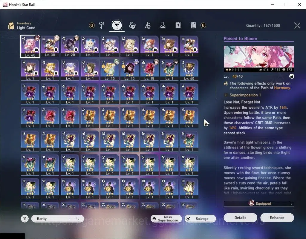 Honkai Star Rail Accounts Asia | TL 29 | 3 Limited | [Silver Wolf 999, Huohu image 5
