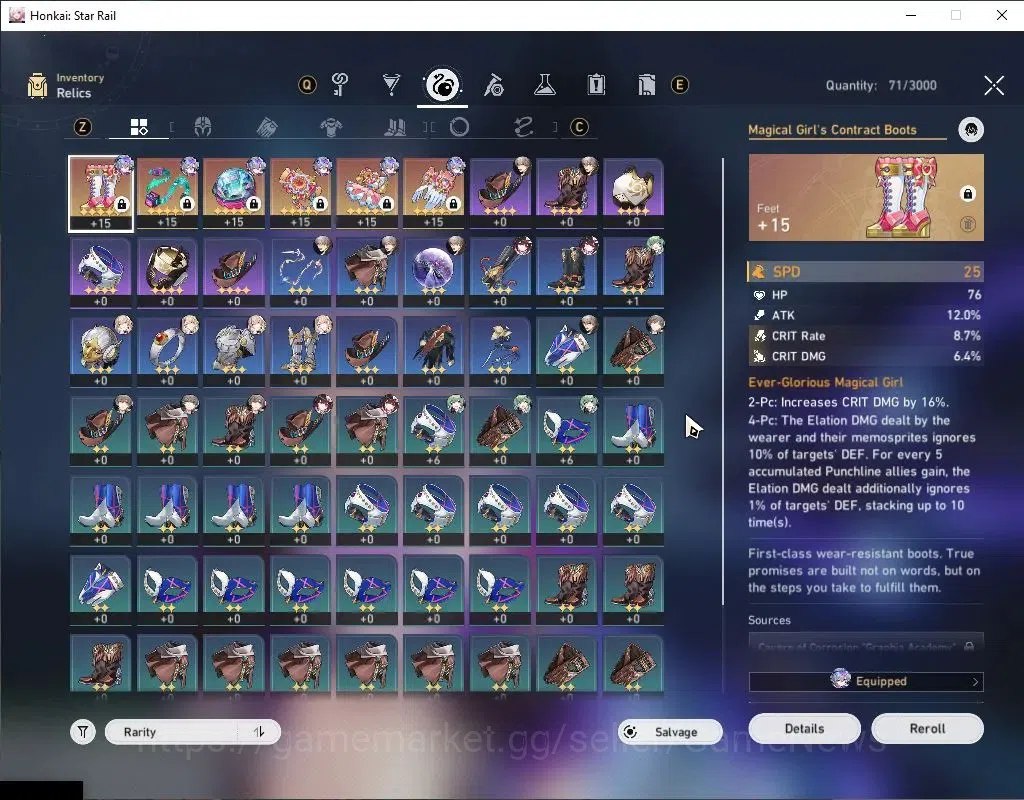 Honkai Star Rail Accounts Asia | TL 29 | 3 Limited | [Silver Wolf 999, Huohu image 7