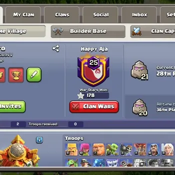 Clash of Clans Accounts High-End TH16-BH10|LVL153|BK52,AQ61,MP37,GW45,RC22,DD10|HH10|BM20-BC16|3 LG&2 Gold Skins|920