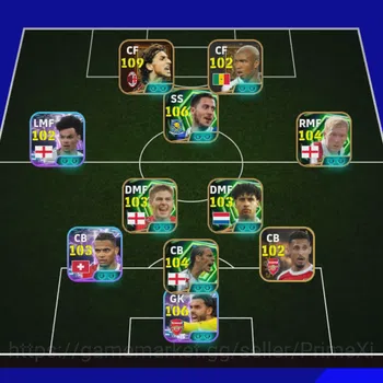 eFootball Accounts Legends & Iconic Players ANDROID | PW 3212 | 945 COINS | BigT ZLATAN 109 | EPIC HAZARD 106 | ST DAVID