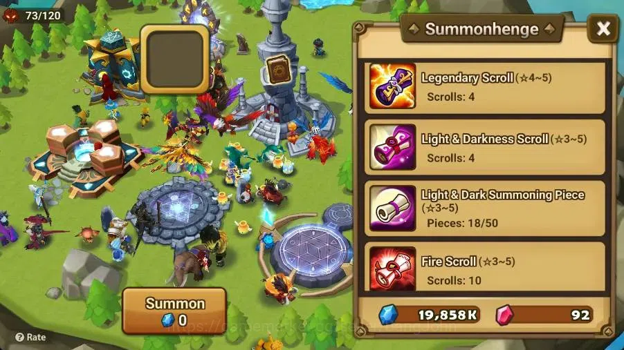 Summoners War: Sky Arena Accounts Starter GLOBAL | NB 5 TESHAR,Starter Gacha 115 12Y+160 11Y Scrool, 3 Legendary All 4