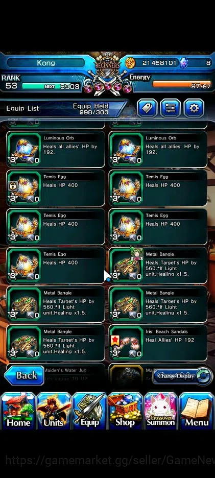 Grand Summoners Accounts Starter Global|Rank 53|Fresh Story|18 Ascend|RoyTW,EmiyaTW,S Miyu,DL 16
