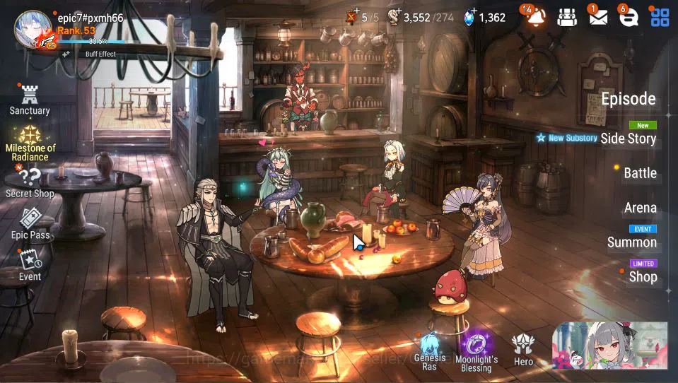 Epic Seven Starter GBL Unverif|6 ML(LOT Scales,DB Senya,LW Peira,Etc) image 1