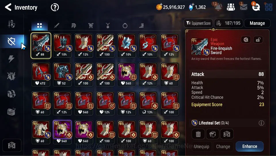 Epic Seven Accounts Starter GBL Unverif|6 ML(LOT Scales,DB Senya,LW Peira,Etc)+Setsuka,AS Flan,Ruiza,GC Krau,Etc|PoH ON|1,3K 11