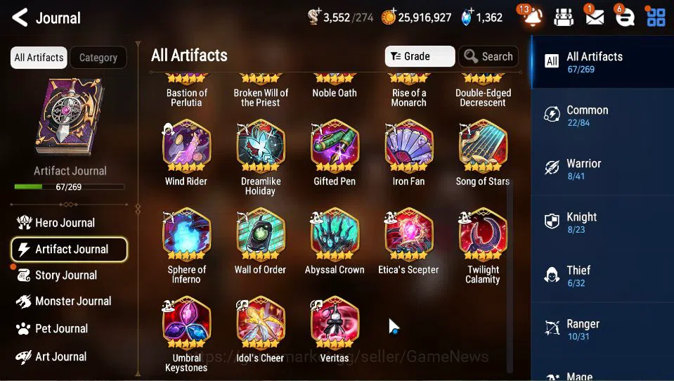 Epic Seven Accounts Starter GBL Unverif|6 ML(LOT Scales,DB Senya,LW Peira,Etc)+Setsuka,AS Flan,Ruiza,GC Krau,Etc|PoH ON|1,3K 9