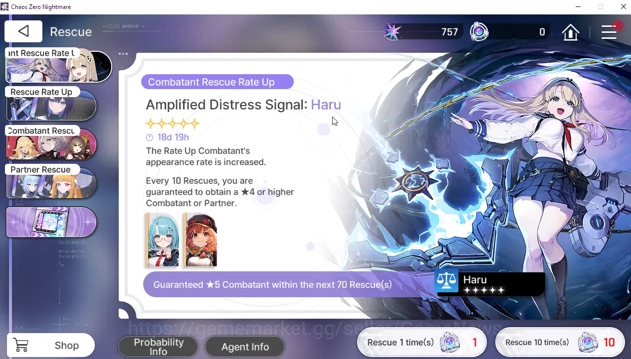 Chaos Zero Nightmare Accounts Global | Lv05 | Fresh Starter SSR Magna | Fresh St image 7