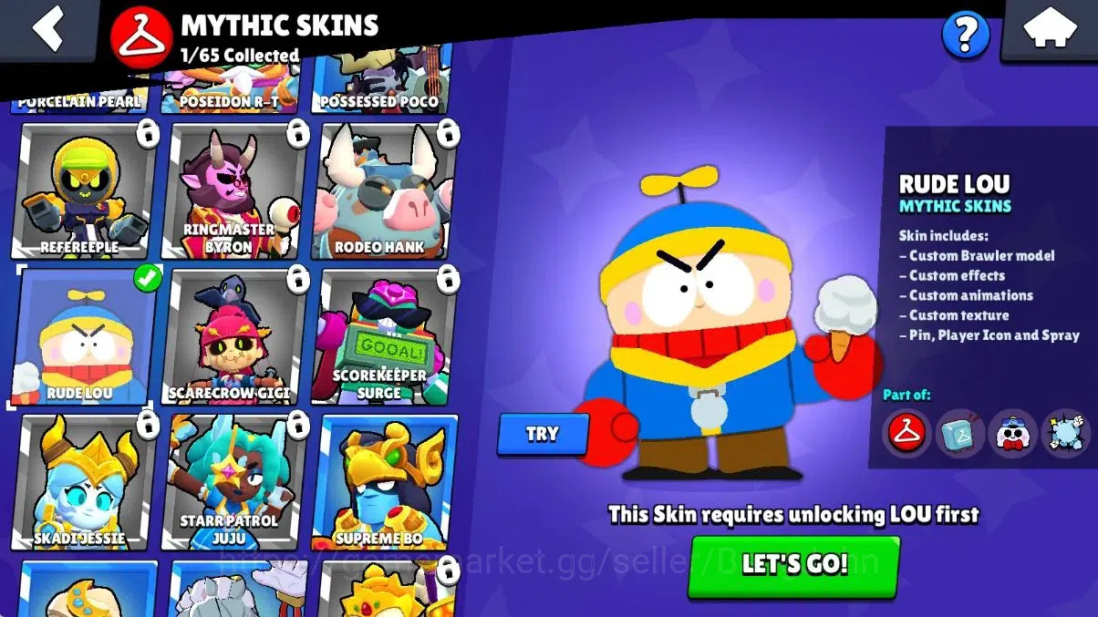 Brawl Stars Accounts Android | 1259 Thropy|19 Brawler-2 Max(Mortis,Bibi image 10