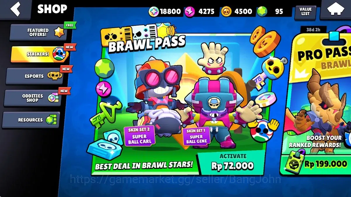 Brawl Stars Accounts Android | 1259 Thropy|19 Brawler-2 Max(Mortis,Bibi image 4