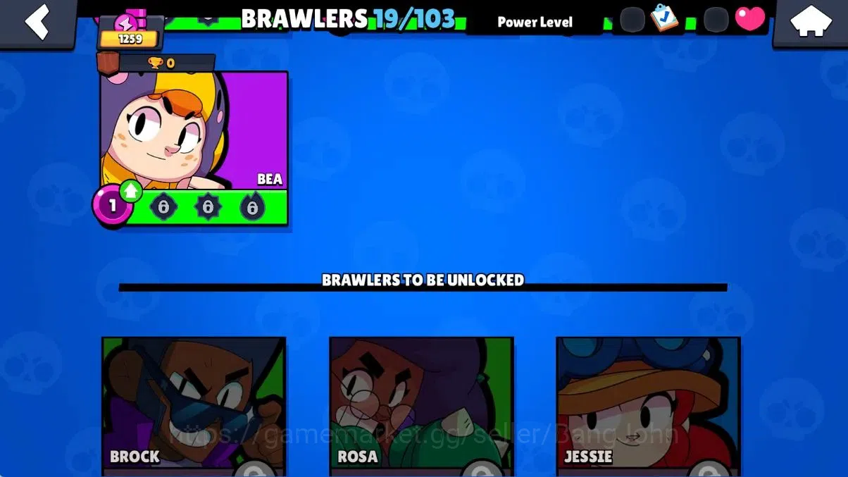 Brawl Stars Accounts Android | 1259 Thropy|19 Brawler-2 Max(Mortis,Bibi image 8