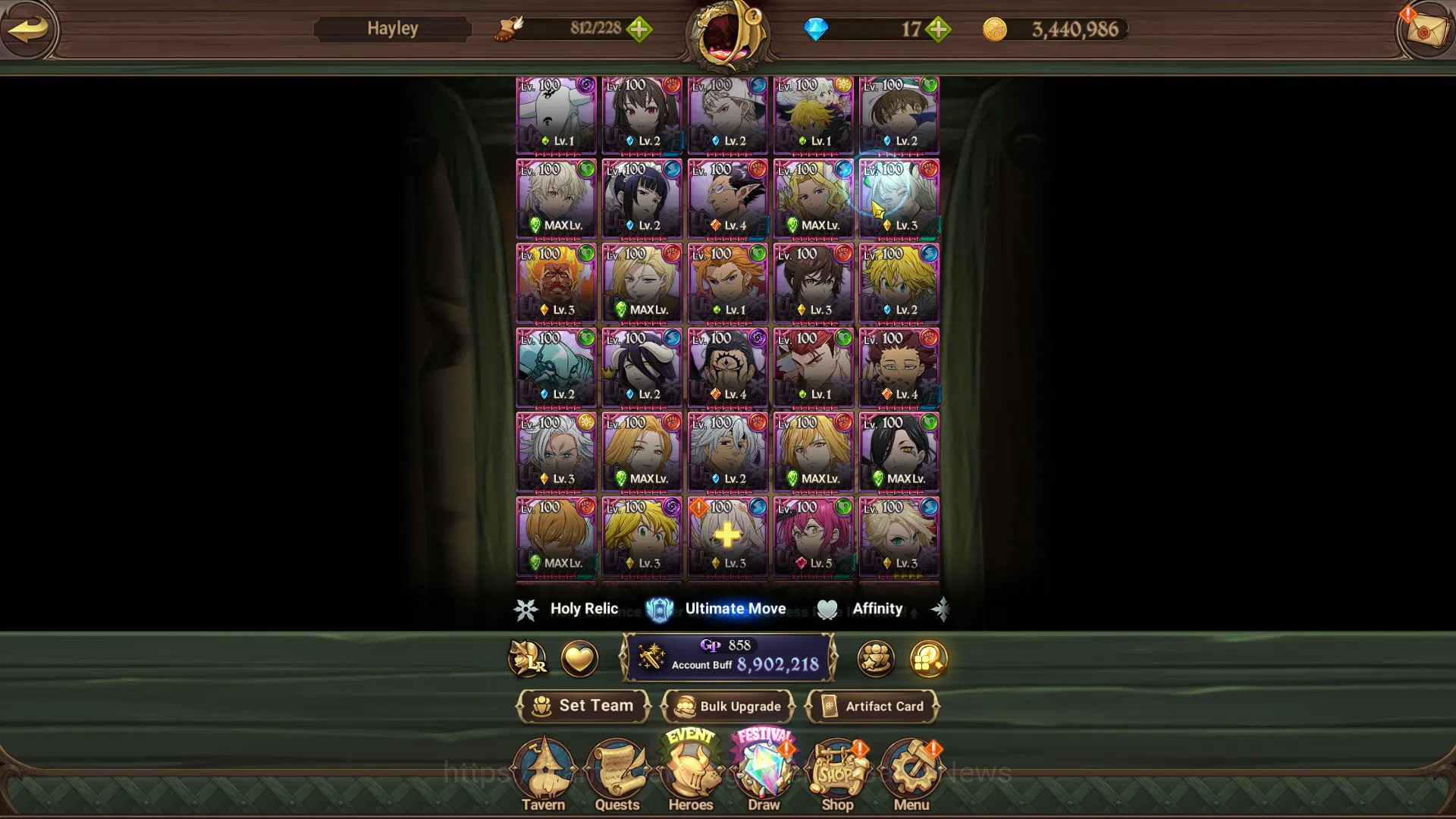 The Seven Deadly Sins: Grand Cross Accounts Asia|8,9M CC|10 LR+10 UR+Many Collab|Cusack4/6,Mil image 7