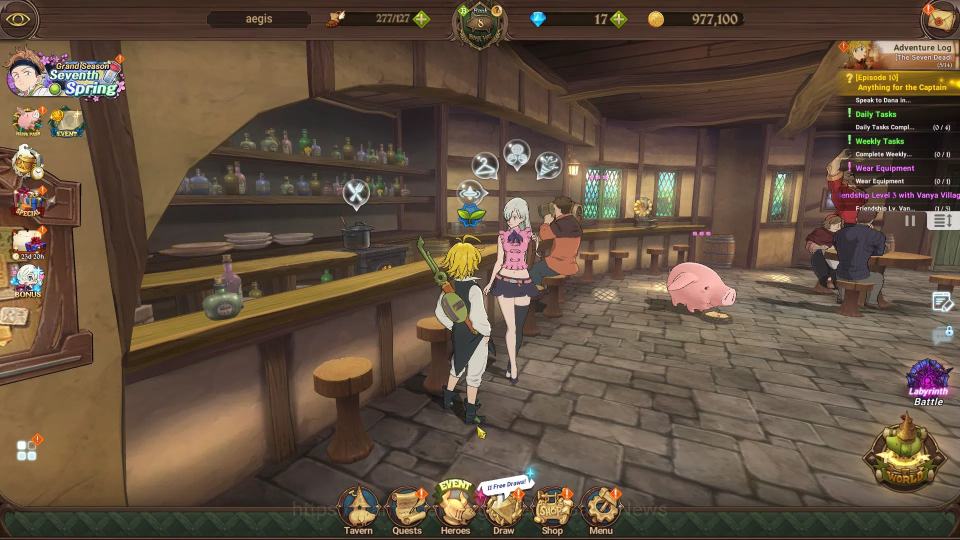 The Seven Deadly Sins: Grand Cross Starter Global |792K CC|Starter Ch2| 3 UR | Thor, Arthur,  image 1