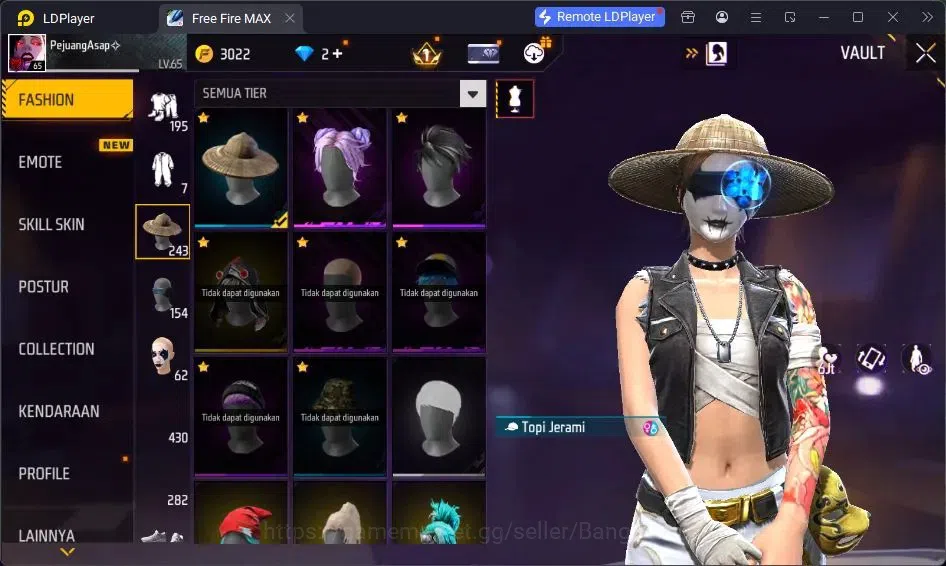 Free Fire Accounts Indonesia | Vault 378| EVO AK47-BLUE FLAME DRACO | image 20
