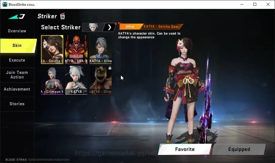 Blood Strike Accounts ASIA|ETERNAL P90-Empyrean Lv3|16 ULTRA[ZERO,KATYA, image 7