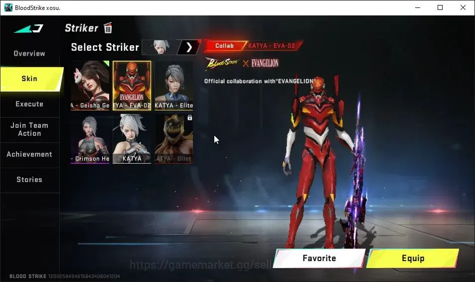 Blood Strike Accounts ASIA|ETERNAL P90-Empyrean Lv3|16 ULTRA[ZERO,KATYA, image 8