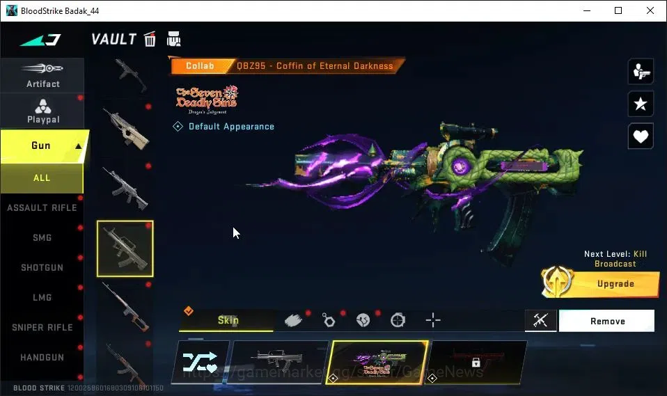 Blood Strike Accounts ASIA|Melee ULTRA Talon Knife|Collab AOT[M4A1,KAG-6 image 15