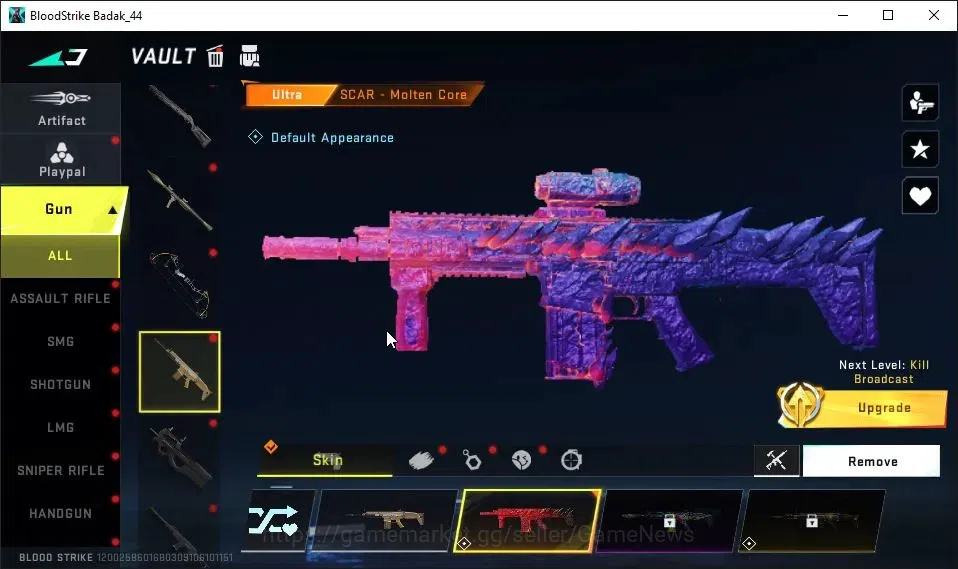 Blood Strike Accounts ASIA|Melee ULTRA Talon Knife|Collab AOT[M4A1,KAG-6 image 19