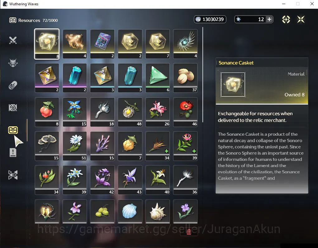 Wuthering Waves Accounts Mid-Game NA|UL 46|3 Limited| Mornye+Sign,Augusta+Sign,Iuno |DB Lv30|MC Female|Log Kuro|Check SS 7