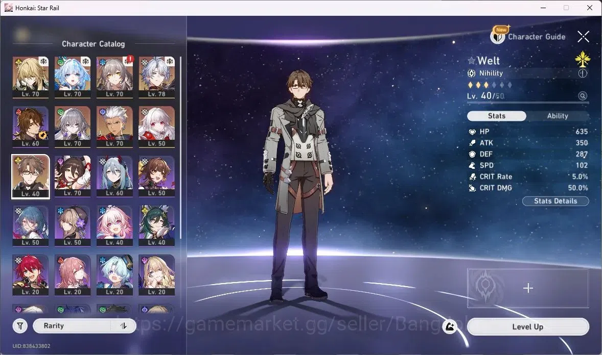 Honkai Star Rail Accounts ASIA | TL 60 | 5 LIMIT | LUOCHA | CERYDRA | PHAINO image 3