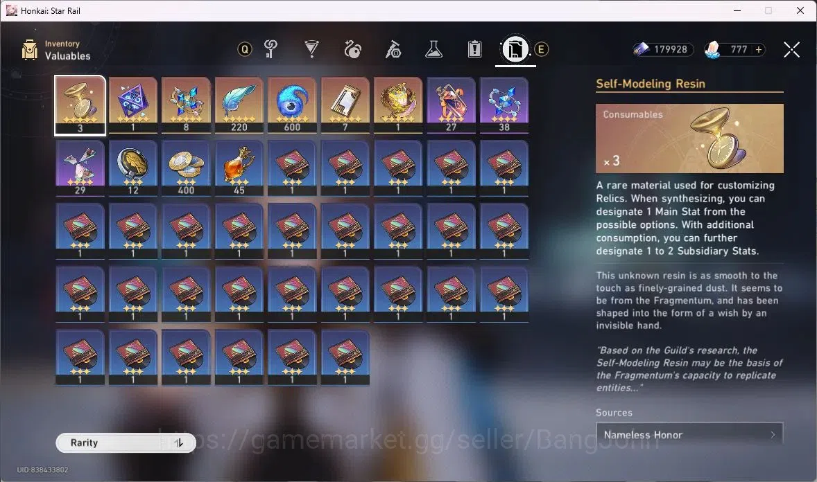 Honkai Star Rail Accounts ASIA | TL 60 | 5 LIMIT | LUOCHA | CERYDRA | PHAINO image 6