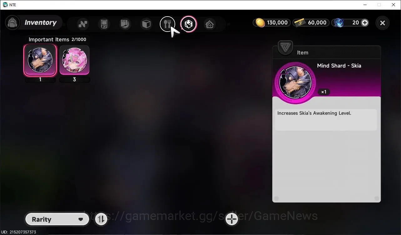 Neverness to Everness Accounts GLOBAL EU|HL 3| 1 SSR Limited Nanally |6 SR [Skia, image 7