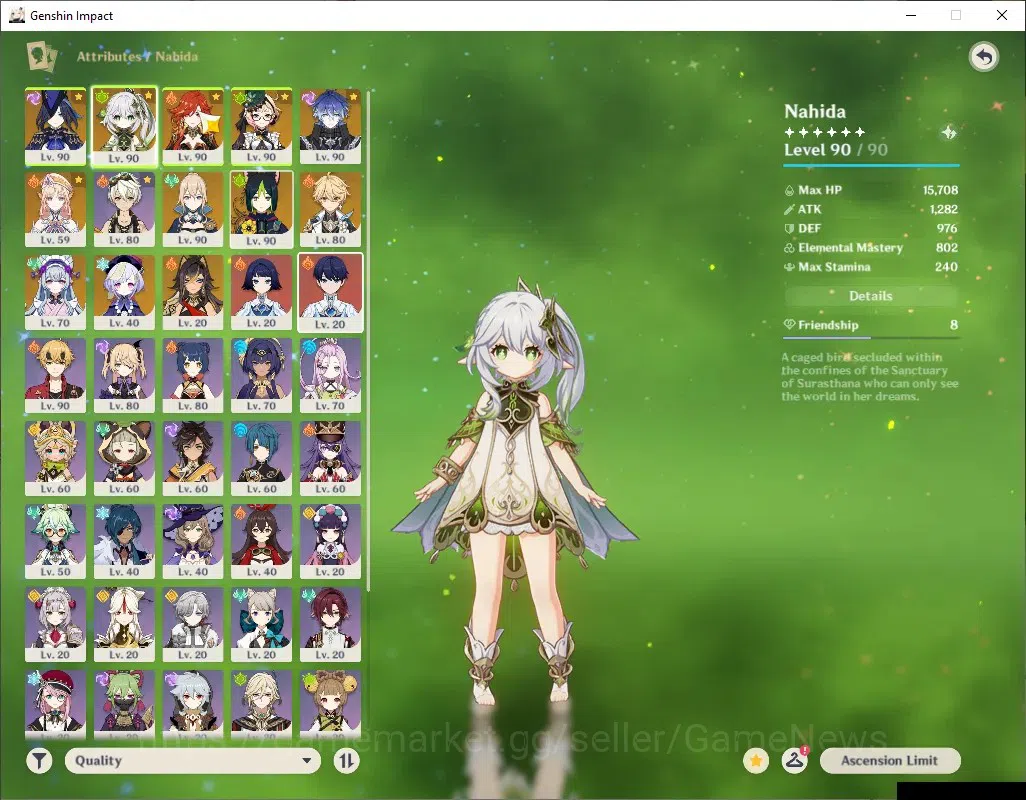 Genshin Impact Accounts ASIA|AR 57|6 Limited + 5 (*5Weapon)|ClorindeC3+Sig image 4