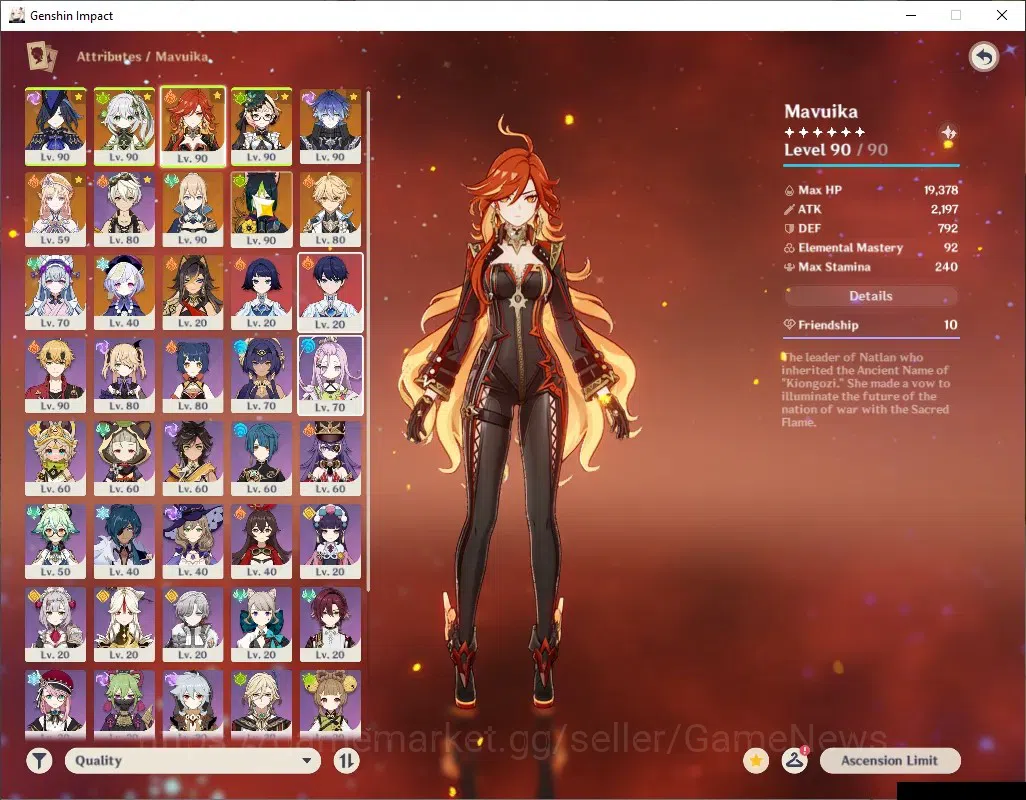 Genshin Impact Accounts ASIA|AR 57|6 Limited + 5 (*5Weapon)|ClorindeC3+Sig image 5