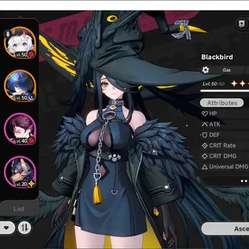 Neverness to Everness Accounts Global SEA|HL 40|TL 30|3 Limited (Blackbird,Lacrimosa)+Sign|1 S-Class Selector Box|2 Glider
